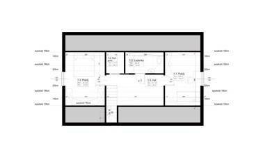 ERDOL 3 - Version Rechts (Wohnzimmer auf der rechten Seite) - Dachgeschossausbau - Beispielvorschlag