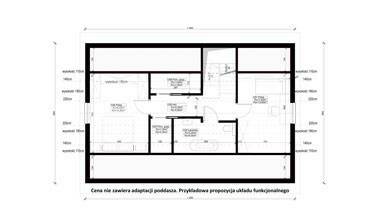 ERDOL 2 XL - Version Rechts (Wohnzimmer auf der rechten Seite) - Dachgeschossausbau - Beispielvorschlag